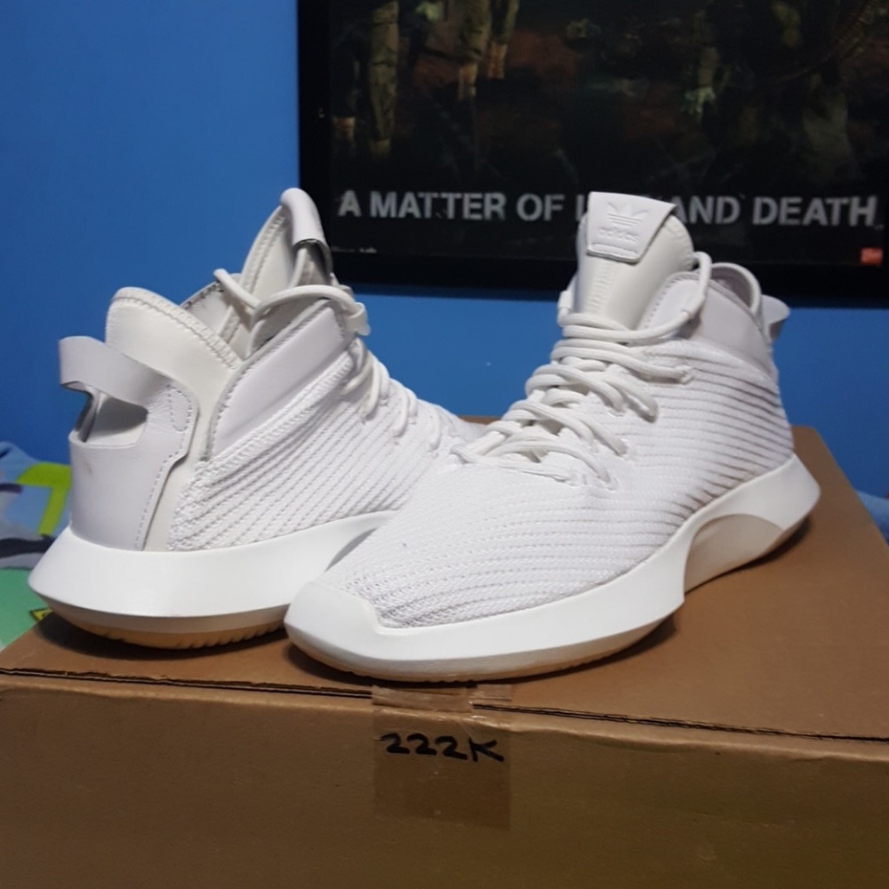 Adidas Originals Crazy 1 ADV PK White Mens 10.5